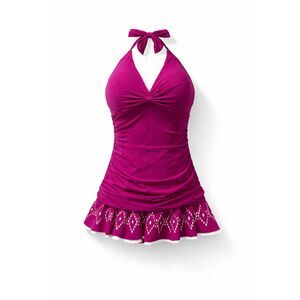 Profile by Gottex One Piece Swimsuit Size 12 Underwire Tummy Control Skirted